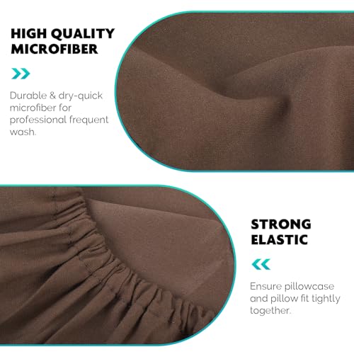 SINLAND Reusable Microfiber Massage Face Rest Covers Extra Soft & Heavy Face Cradle Covers Cozies Fitted Suitable for Massage Tables and Chairs