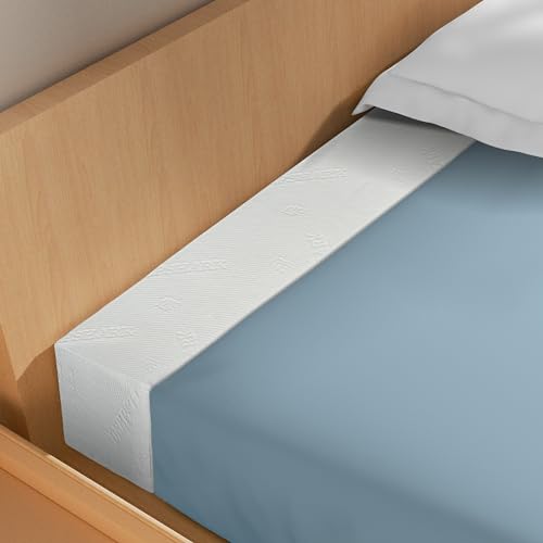 White Mattress Gap Filler for King Bed - 78 x 8 x 10 Inches Bed Extension
