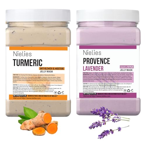 Lavender Turmeric Jelly Mask, Facial Skin Care- Collagen Face Mask For Instant Hydration