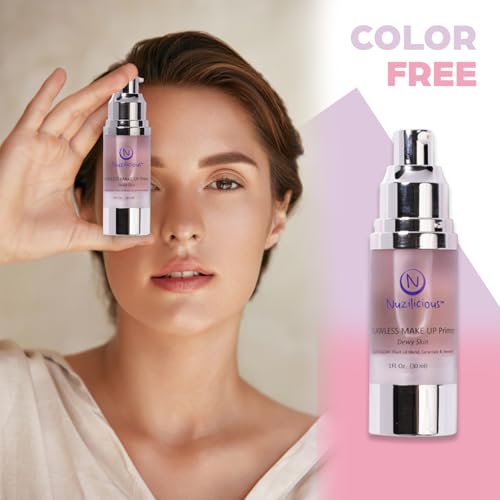 Professional Grade Flawless Makeup Primer ? Smooth, Hydrating, Dewy Base With Plant Oils, Ceramides & Seaweed Extracts | Vegan & Cruelty-Free | 1 oz