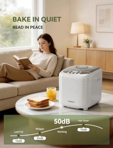 Automatic Bread Maker with 16 Programs, Large Capacity, Easy Operation