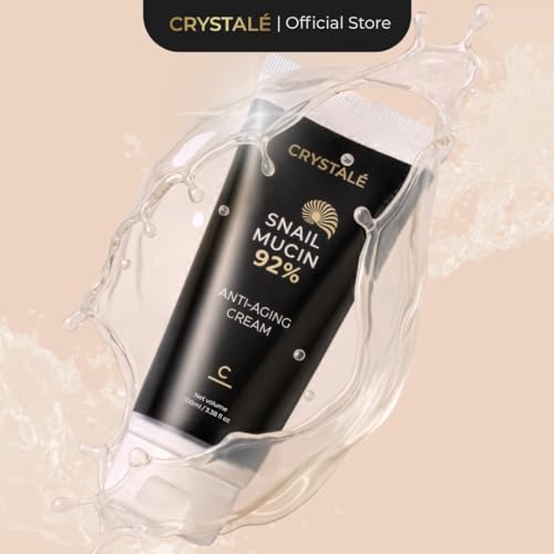 Snail Mucin 92% Hydrating & Firming Cream ? Multi-Purpose Lightweight Gel-Cream with Niacinamide & Panthenol ? Deep Hydration for Face, Hands & Body ? 3.38 fl oz (100 ml)