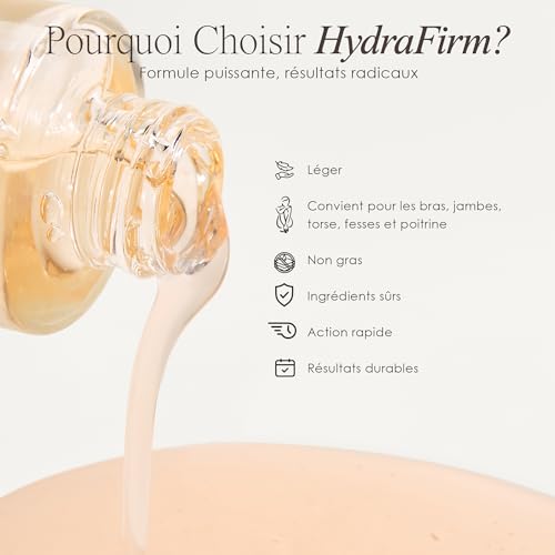 HydraFirm Body Gel by Project E Beauty | Firming and Sculpting | Reduce Cellulite | Body Shaping & Contouring | Tightens & Firms | Body Serum | Loose and Sagging Skin | 50ml