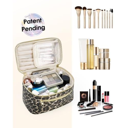 Natural Goat Hair Makeup Brushes Set and Eye Makeup Brush Set, Professional Blending Makeup Brushes
