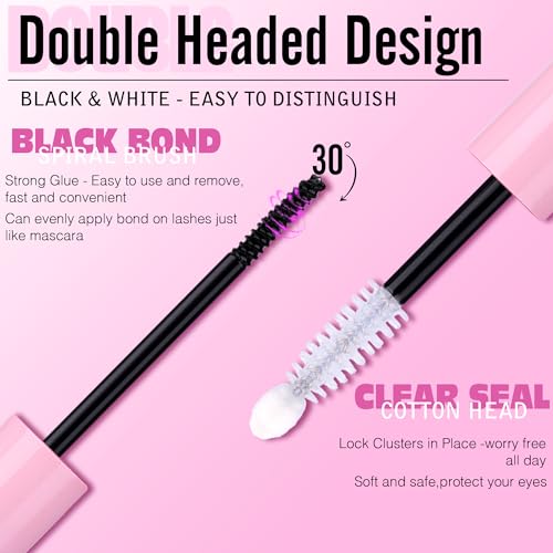 Ruairie Bond and Seal Lash Glue - Strong Hold, Waterproof, Eyelash Clusters