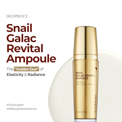 Deoproce Snail Galac Revital Face Serum 40ml - Hydrating, Firming Skincare with Snail Mucin