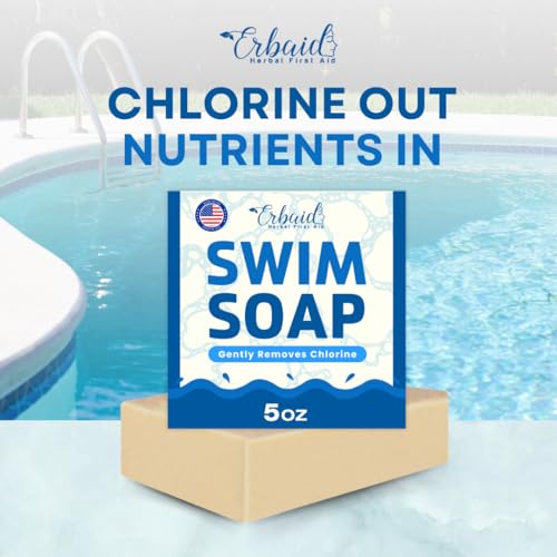 Swimmers Shampoo ? Chlorine Removal Body Wash ? Natural Face & Body Soap Bar ? Removes Chlorine, Salt, Bromine, Hard Water & Sunscreen ? Gentle Moisturizing After Swim Care ? Made in USA for All Ages