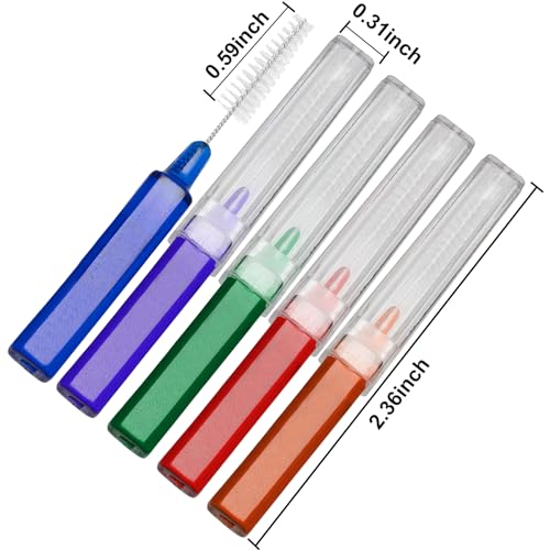 B Rush Interdental Advanced Brush Set 200 Pcs for Braces & Teeth Cleaning - Soft Flossing Picks