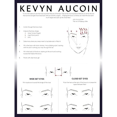 Kevyn Aucoin True Feather Brow Marker Gel Duo: Dual-ended. Shapes, defines + sets brows for full, natural finish. Precise makeup brush tip. Invisible gel formula creates flexible hold.