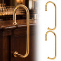 Zonon Brass Single Arm Bar Service Rail Screw Mounted - 2 Pack