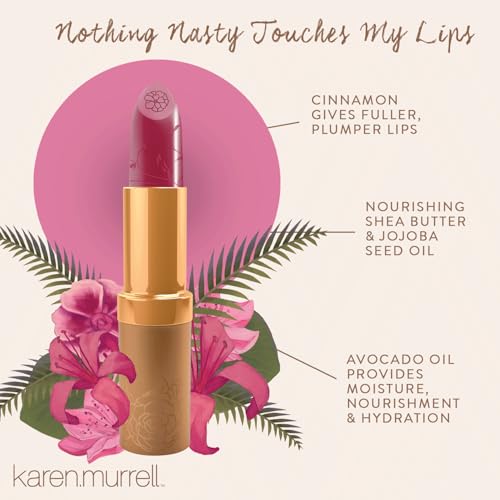 Natural Lipstick Lip Tint - Plum Martini Sheer Glossy Buildable & Moisturizing