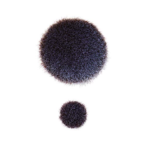 Double-Ended Makeup Brush for Face & Eyes - Cosmetic Application Tool
