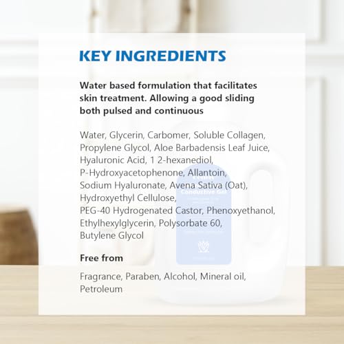 Oeneis Conductive Gel for Skincare Devices - Hydrating Soothing 75 Fl Oz
