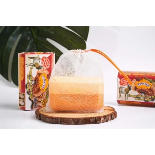 ASANTEE TAMARIND & GOAT MILK HERBAL SOAP 125 G. (Pack of 1)