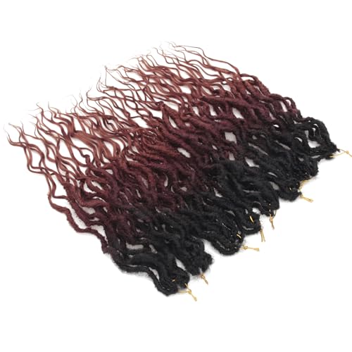 OT530/350 18-Inch 8-Pack Faux Locs Crochet Hair with Curly Ends UK BEkjdiof
