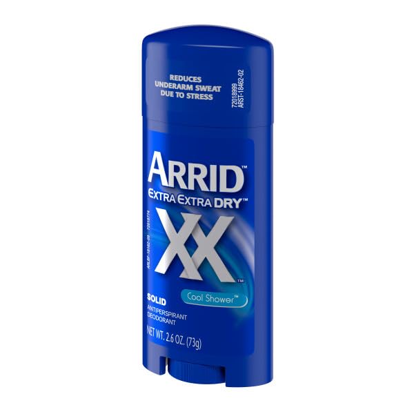 Arrid Extra Extra Dry Cool Shower Antiperspirant Deodorant 2.6 oz Pack of 6
