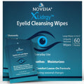 NOVEHA Eyelid Cleansing Wipes 60 Pack - Gentle Hypoallergenic Eye & Lash Cleanser