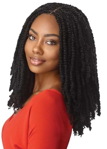 Outre X-Pression Twisted Up Afro Twist Hair 20" - Off Black 1B, Pre-Fluffed & Separated