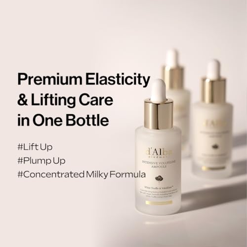 d'alba Piedmont Volufiline Skincare Set, Intensive Skin Elasticity Skincare (Volufiline Grinding Cream + Volufiline Ampoule (1.01 fl oz.))