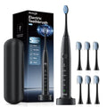 Electric Sonic Toothbrush with 6 Heads & Travel Case, 5 Modes, 42000 VPM