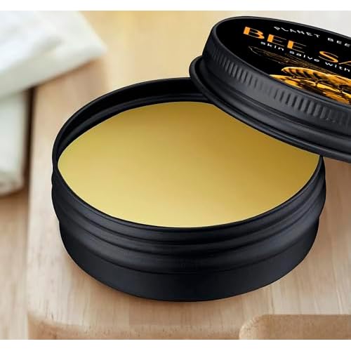 UNSCENTED BEE SALVE 1oz ? Beeswax & Propolis Skin Moisturizer ? All Natural, Small Batch