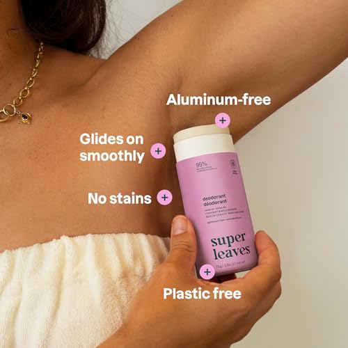 Plastic-Free Natural Deodorant with Coconut & Wild Berries - 2.64 Oz Pack of 2