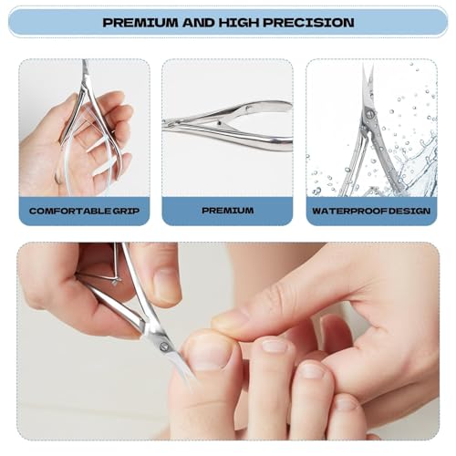 Rose Cuticle Oil Trio Professional Manicure and Pedicure Set- Nourishes, Strengthens, Protects (Pack of 3)
