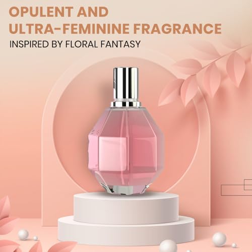 Women's Floral Perfume with Bergamot, Jasmine & Vanilla - 3.4 oz