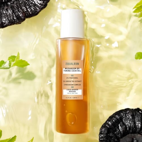 Mushroom B5 Toning Cocktail | Hydrating & Calming Facial Toner | Soothing & Redness Relief with Mushrooms & 2% Panthenol | Green Tea Fresh Skin Toner for Acne Prone & Sensitive & Dry Skin