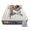 VOSSER Blue Queen Air Mattress with Built-in Pump, 13 Inch Support, Supports 800lb