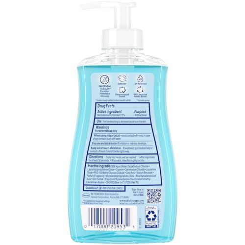 Dial Antibacterial Liquid Hand Soap, Spring Water, 11 fl oz (Pack of 4)