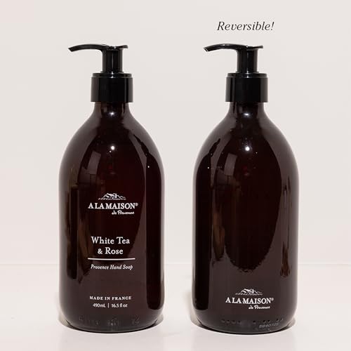 Hand Soap Gift Set - White Tea & Rose, Eco-Friendly Recyclable Container, 16.9 fl oz