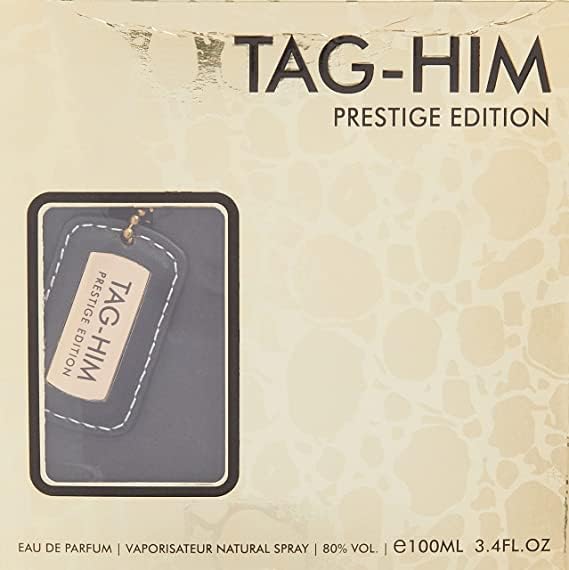 Armaf Tag Him Prestige Men Eau de Toilette Spray 3.4 Fl Oz Amber Wood Variation