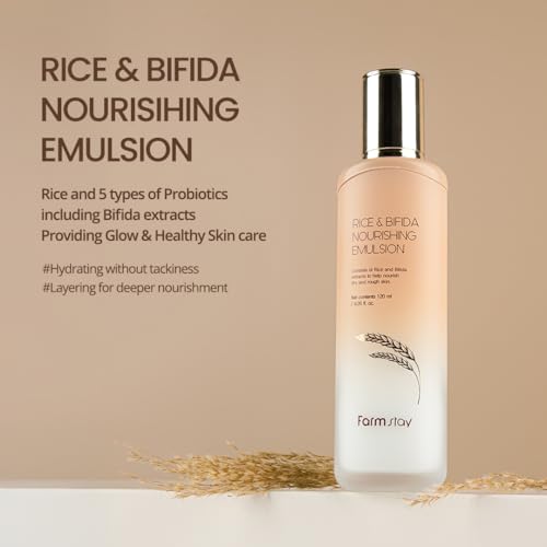 Rice & Bifida Nourishing Emulsion for Dark Spots - Hydrating Skin Moisturizer with Niacinamide