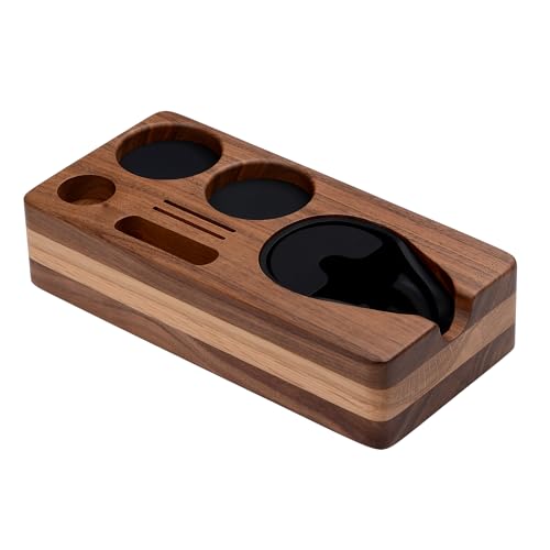 Normcore 58mm Espresso Tamping Station Walnut Coffee Tool Organizer Stand