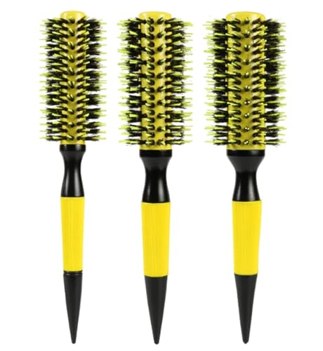 3-in-1 Ceramic Ionic Round Hair Brush Set for Blow Drying & Styling