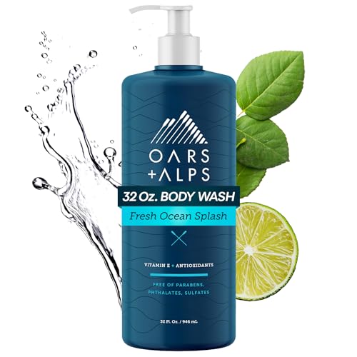 Oars + Alps Men's Body & Face Wash - Fresh Ocean Splash 32 Fl Oz