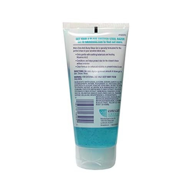 Bikini Zone Shave Gel Anti-Bumps, 4 Ounce (2 Pack)
