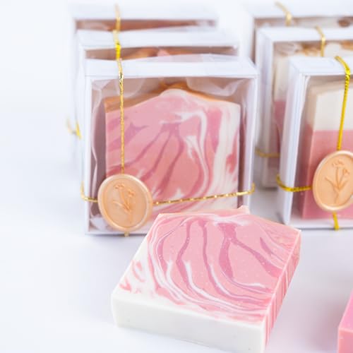 Natural Handcrafted Artisan Soap Bars with Organic Oils & Shea Butter, Deeply Moisturizing for Dry & Sensitive Skin on Full Body, Hands & Face