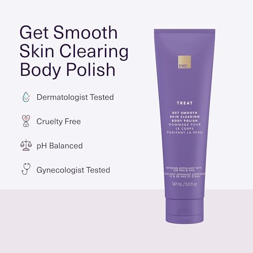 Exfoliating Body Scrub for Ingrown Hairs & Bumps - PHA, Glycolic & Lactic Acid
