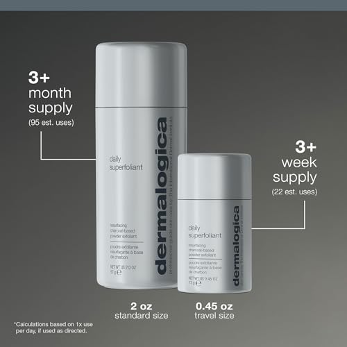 Charcoal Face Exfoliator Powder - Dermalogica Daily Superfoliant 2oz