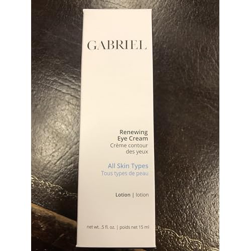 Gabriel Renewing Eye Cream | Natural, Paraben Free, Vegan, Cruelty-free, Non GMO| .5 oz.