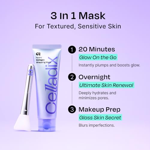 Hydro Collagen Face Mask for Hydration & Firming - Overnight Peel-Off Skincare