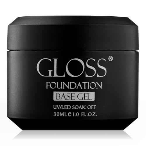 GLOSS Rubber Base Gel Polish 30ml - Long-Lasting Nail Adhesion & Flexibility