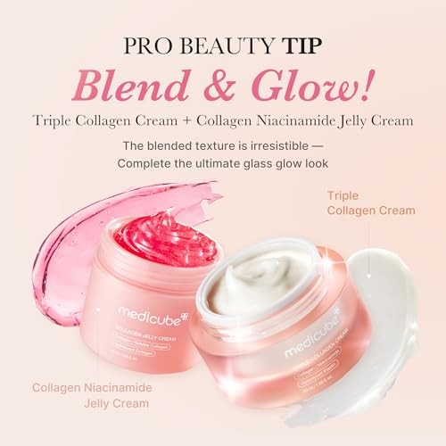 Collagen Jelly & Triple Collagen Cream Duo for Firming & Hydration - Korean Skin Care