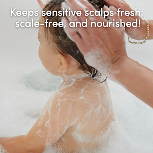 Evereden Baby Cradle Cap Shampoo & Body Wash with Nourishing Oil - Unscented, Gentle & Hydrating for Newborns