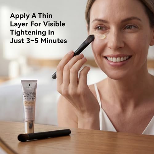 RONKIE Instant Eye Firm Tightener 1.34 oz - Quick Wrinkle & Puffiness Reduction, Pack of 1