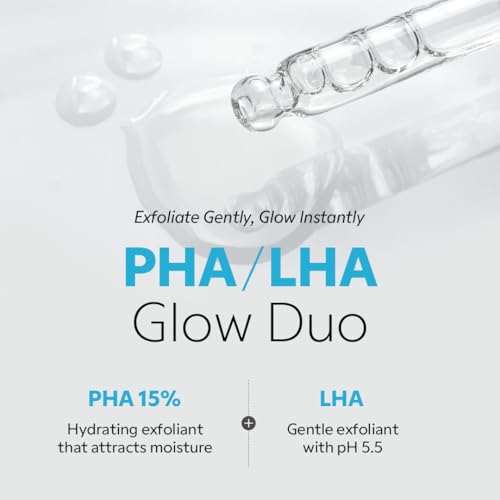 Hydrating PHA 15% Exfoliating Serum for Sensitive Skin - Gentle Water Peel, Radiance Boost