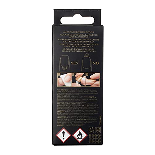 KISS imPRESS Press-On Nails Couture Collection Manicure Kit, ¡®Lavish¡¯, Patented Super-Hold Adhesive, 30 Fake Nails with 12 Accent Nails