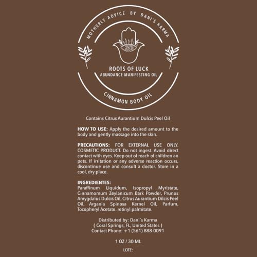 Manifesting Oil for Abundance & Luck - Spiritual Essential Oil Blend